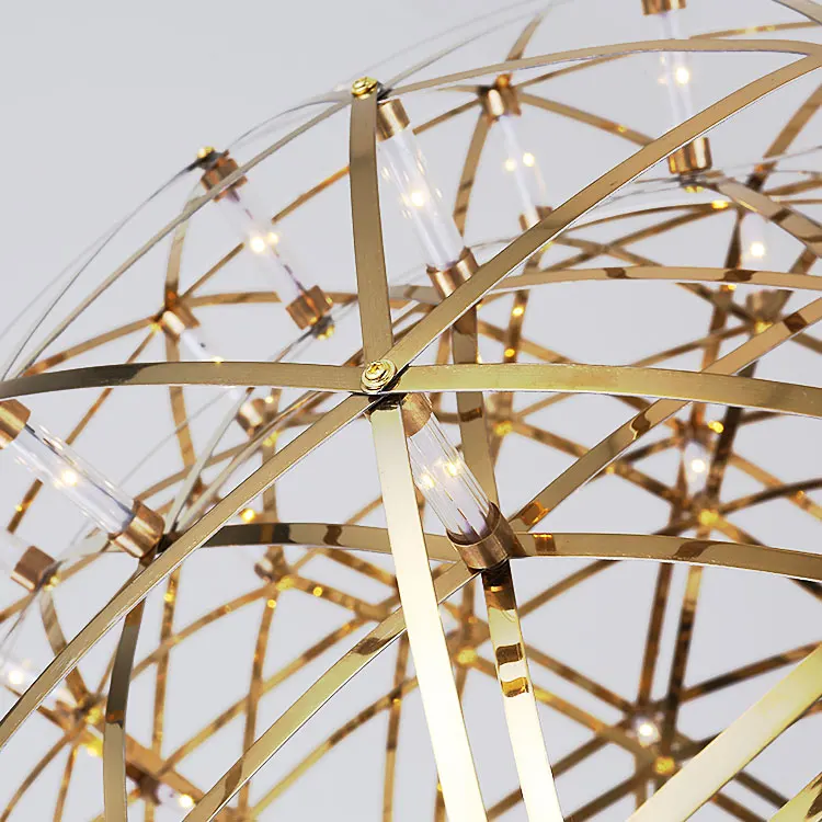 Nordic Minimalist Creative Restaurant Spark Ball LED Living Room Hanging Light spark ball