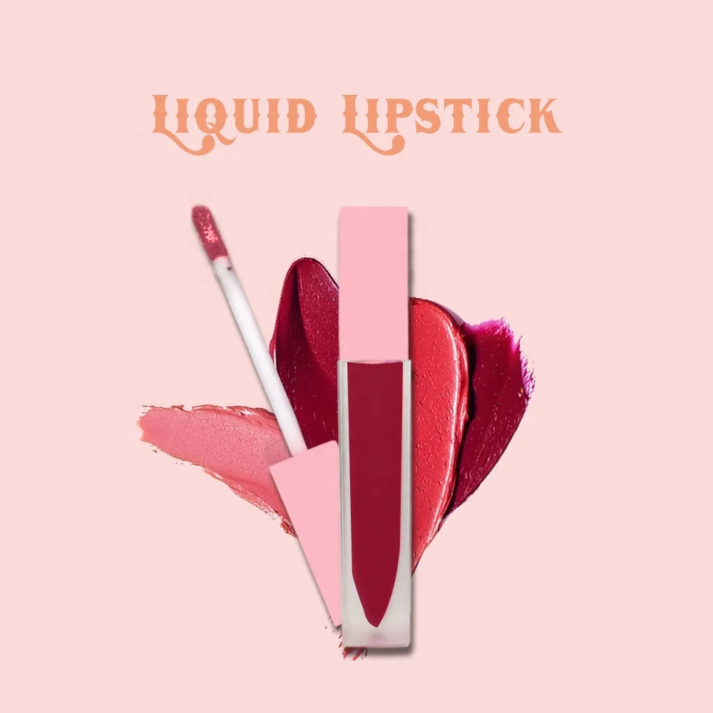 2024 Best Selling Liquid Lipstick Matte Waterproof Long Lasting Matte High Pigment Vegan Liquid Lipstick with Low MOQ