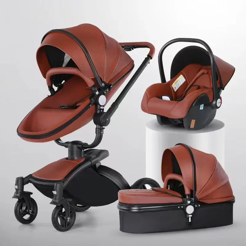 factory sale top quality travel system egg shape 0-3 year baby stroller pram buggy 3 in 1 with seat for newborn infant