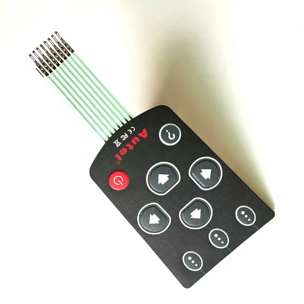 Control box front panel power pressure metal dome button FPC flex membrane switch
