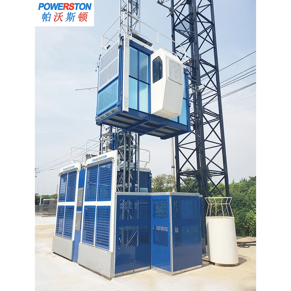 Widely Used Professional Goods Materials Lifter Platform Construction Elevators Electric Chain Passenger Hoist
