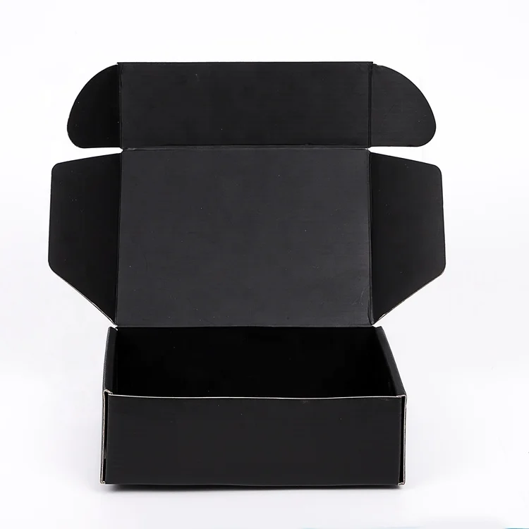  Guangdong custom reverse print brown tuck up paper cardboard garment packing shipping mail