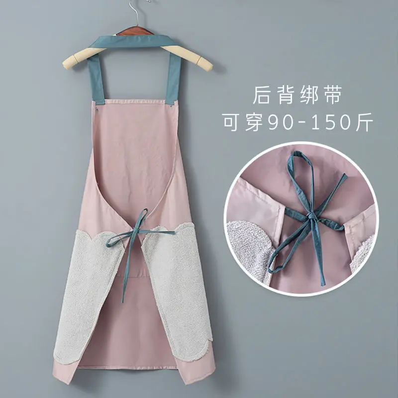 waterproof Korean Cartoon Parent-child Expression Painting Baking Set Aprons with Logo Custom Oxford Cloth Apron