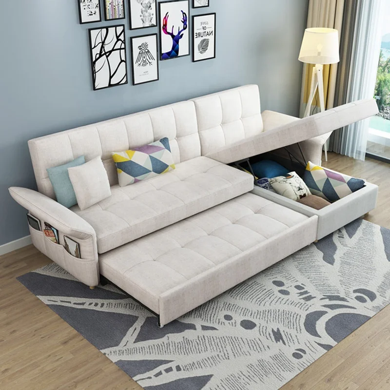 NOVA 21XYSL029S-Storage Sofa Beds 3 Seat Folding Living Room Single Sofa Bed Foldable