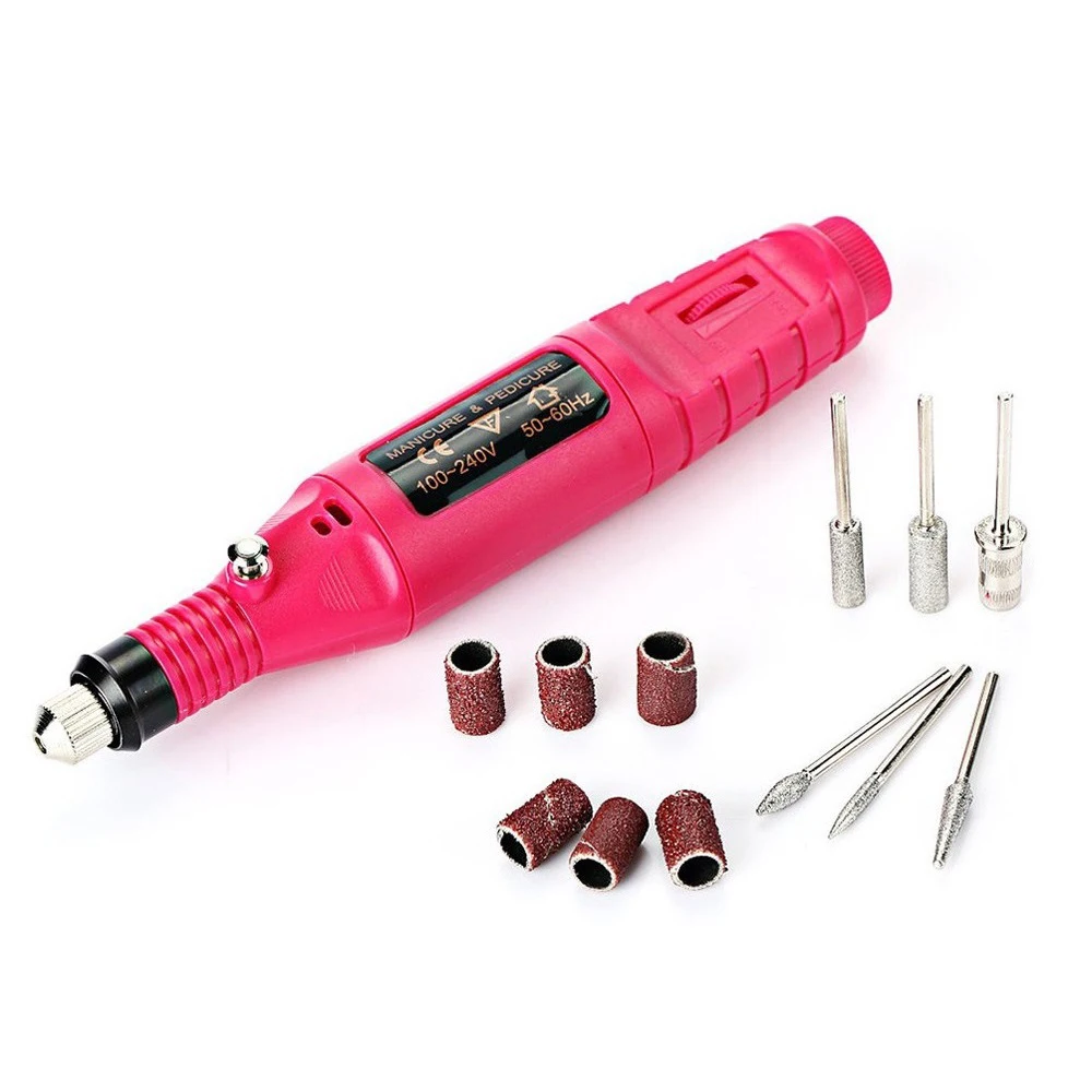 Factory Direct Sale Electric Mini Nail Drill Pen Nail Polishing at Home and Nail Salon Mini Penshaped Whole Sale & Retail 9W EU
