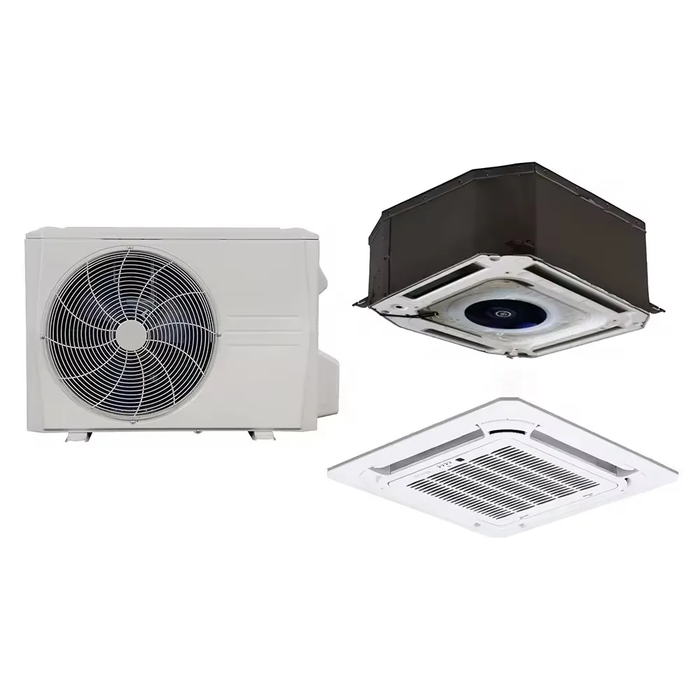 Room Inverter Chiller Water Type Hvac Cassette Fan Coil Unit Central System Mounted Air Conditioners Ac For Cassette Type Wall
