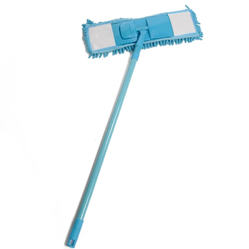 Multi-Function double sided Microfiber Chenille Mop Pad Soft Washable Reusable Dust Duster 360 flat mop  for Home Use
