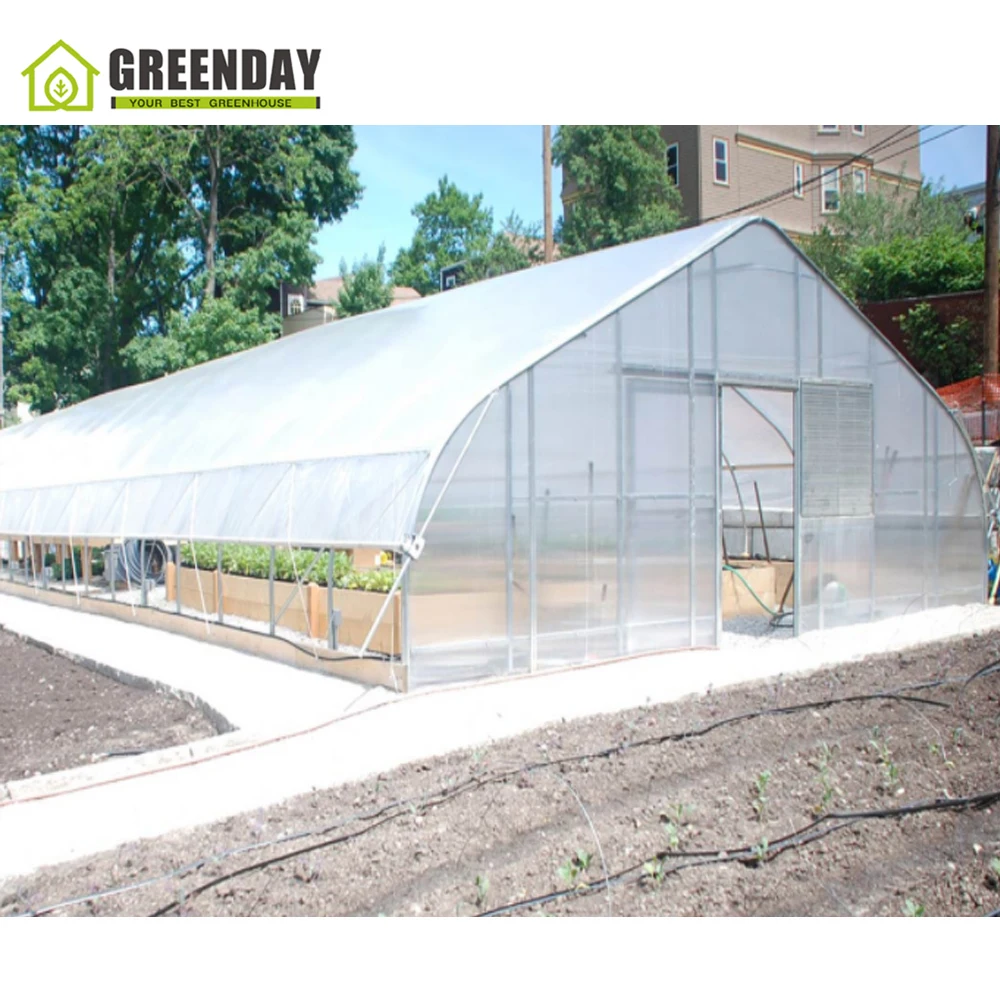 
GREENDAY High strength Agricultural poly tunnel Green House/tomato greenhouse for sale 