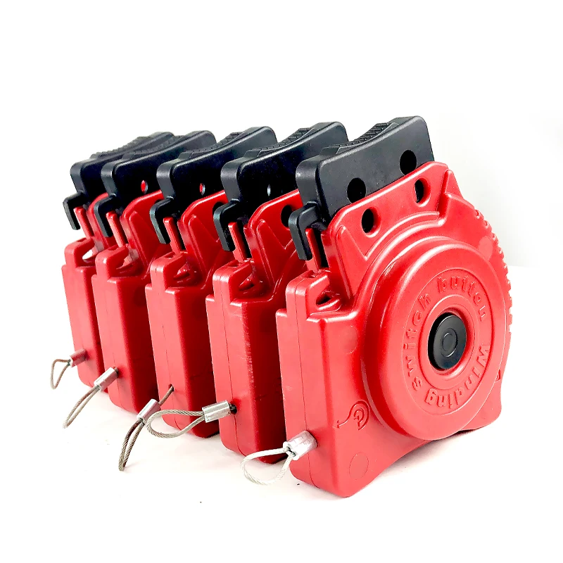 Automatic Retractable Cable Lockout devices with 2mm Stainless Steel Cable for Industrial unusual devices energy isolation