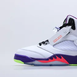 New Trendy Genuine Leather Shoes High AJ5 Basketball Sneakers Running OW Oregon Ducks Bluebird Mens Trainers Air Jordaneliedlys