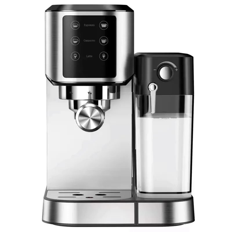 Espresso Coffee Machine Built-In Automatic Milk Frother 20 Bar Espresso & Cappuccino & Latte Maker with Removeable Water Tank