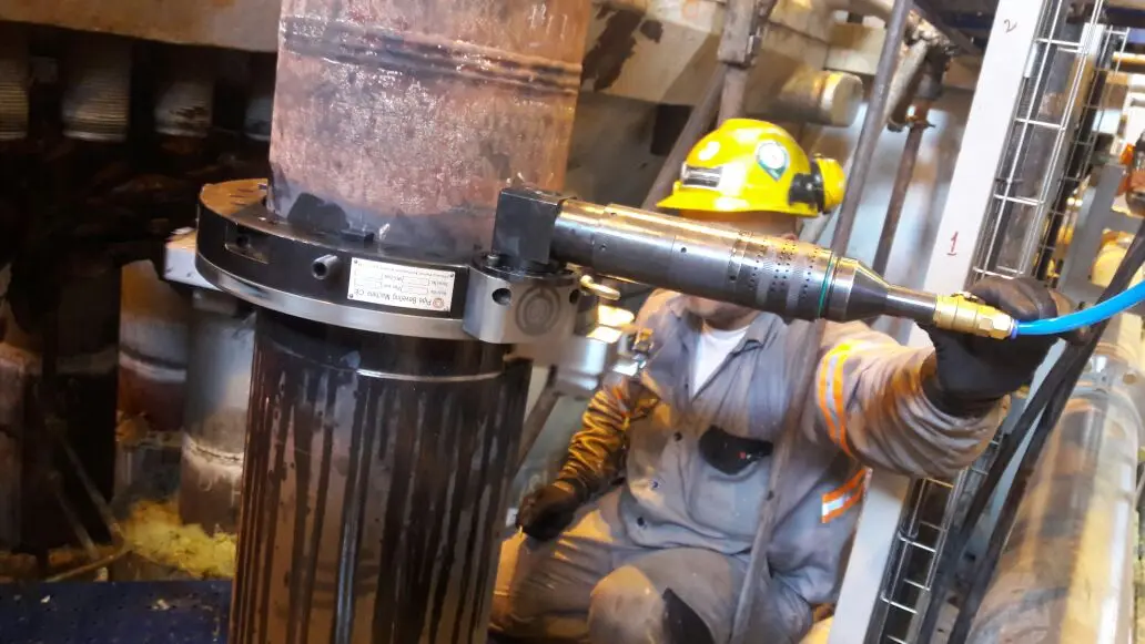 Portable Horizontal Split frame Single end Pneumatic Drive  cold pipe cutting beveling machines for tube and bar