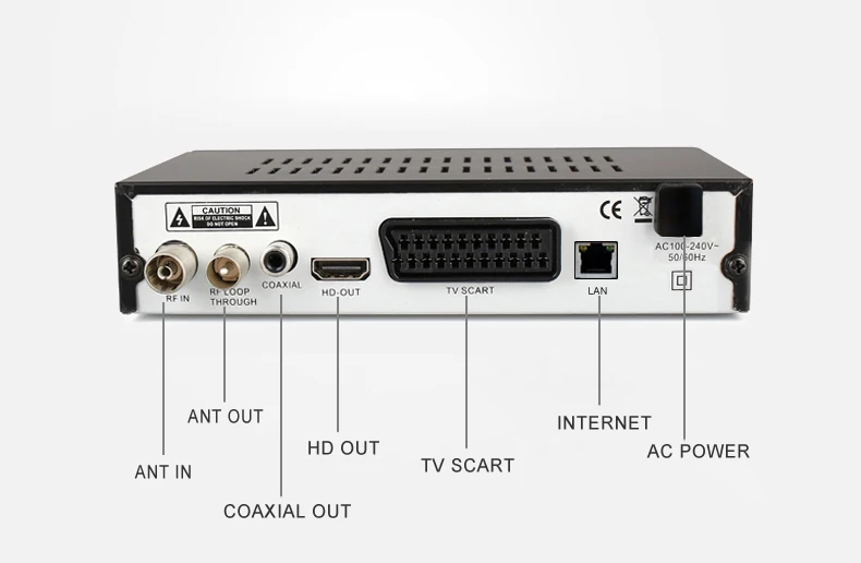 New Arrival TV Box High Definition Digital DVB T2 Free To Air EWS TV Receiver STB DVB-T2 Settop Box Stand DVBT2 Decoder