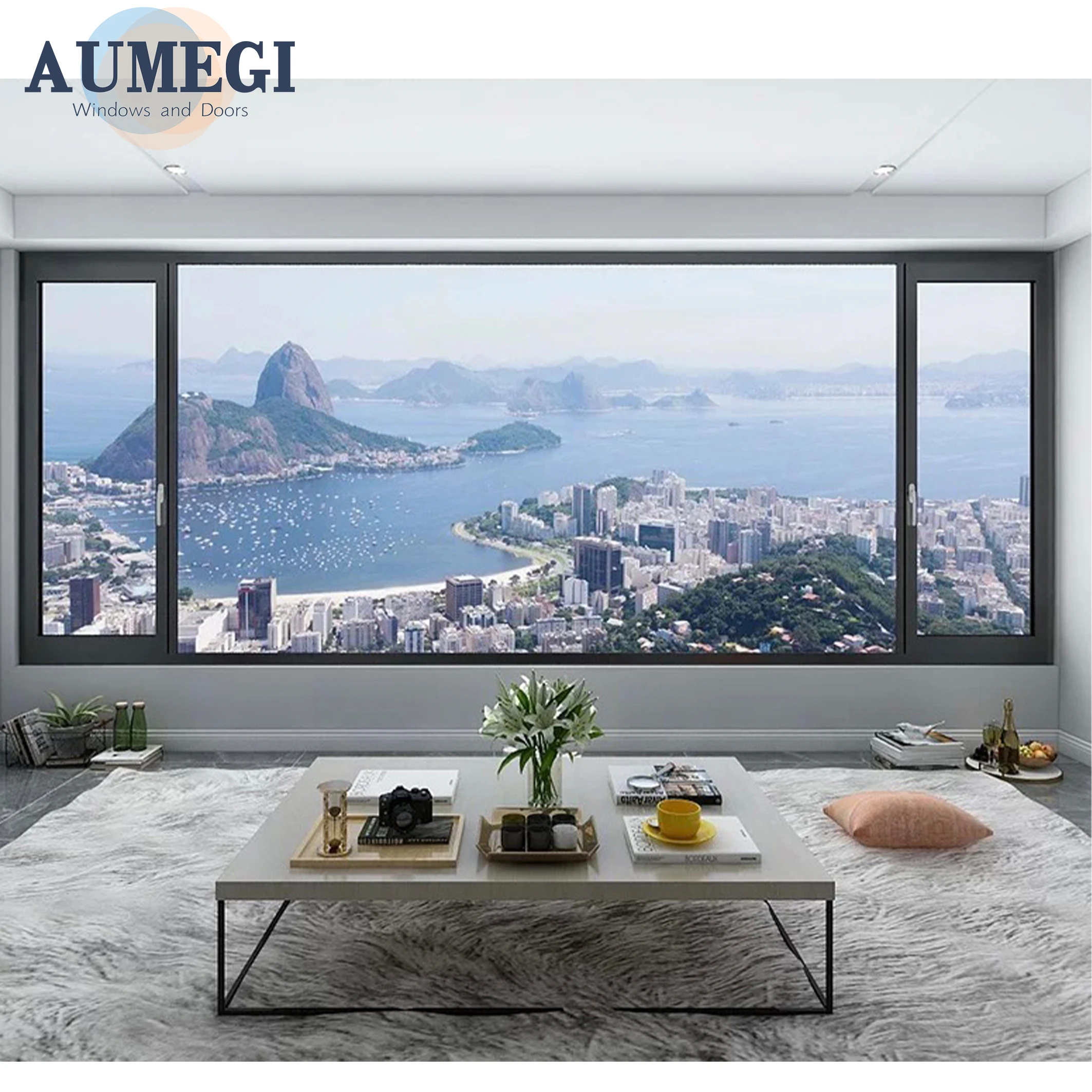 Aumegi Apartment Casement Window Crank Handle Black Casement Windows