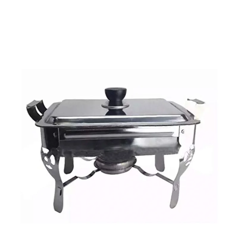 Stainless steel rectangular chafing dish buffet set liquid chafing dish fuel buffet food warmer