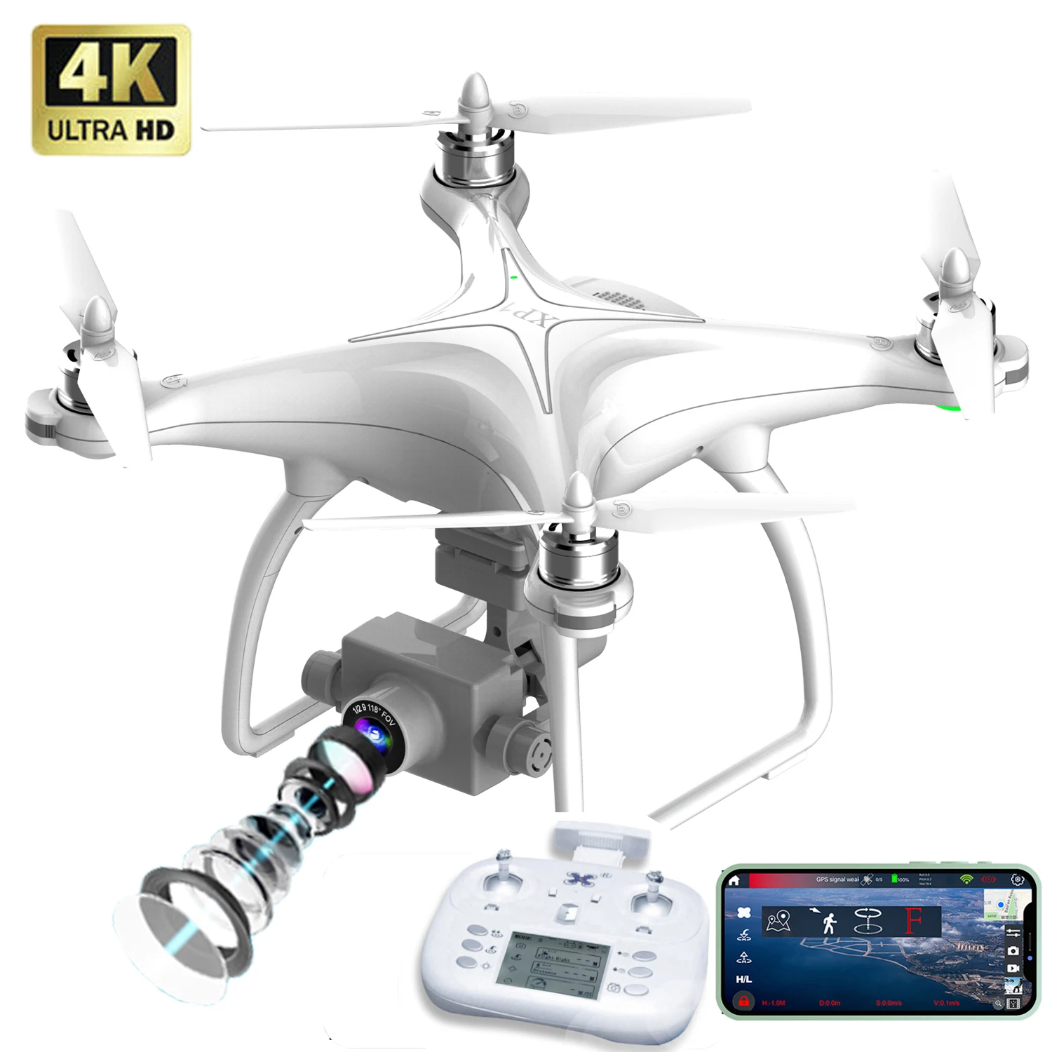 2021 New  4K HD aerial camera smart follow rc professional drone and fixed wing drone