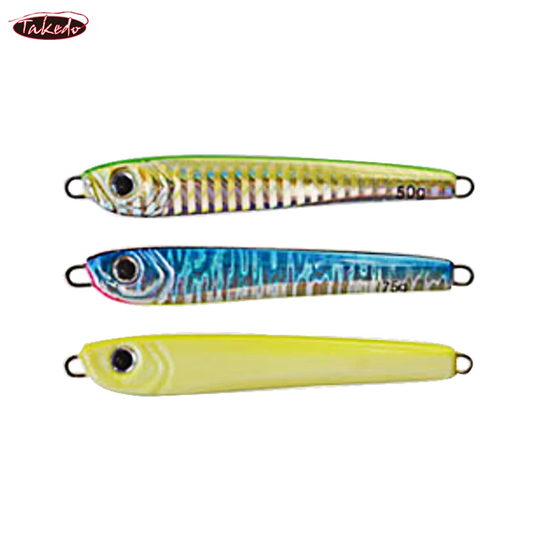 TAKEDO LF025 Customized 5g 11g 18g 25g 35g 50g 75g 100g 150g 200g 300g 500g Lead Jig Molds Mackerel Lead Swim Jigs