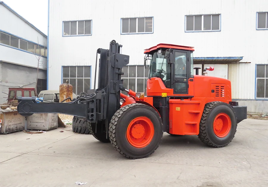 cross country big 6 - wheel forklift  truck / truck mounted forklift
