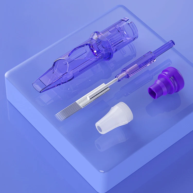 Tattoo Cartridge Needle Membrane Tattoo Nano Screw Cartridge Tattoo Needle Cartridge Eyebrow Permanent Makeup