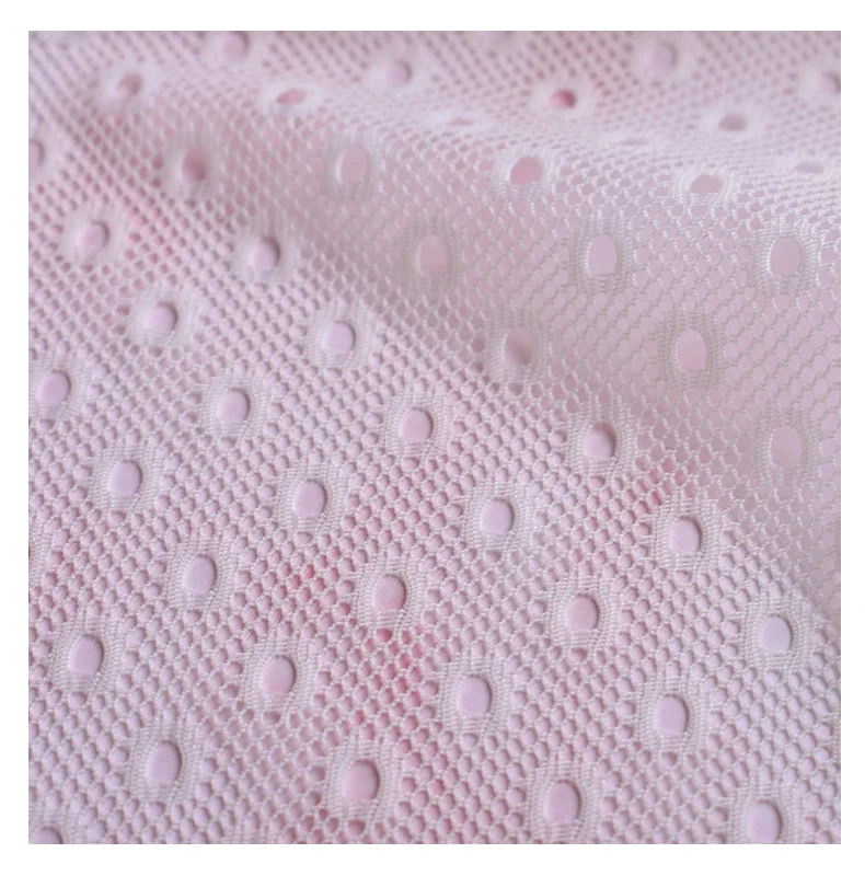 100% Nylon Net Fabric Stretchy and Breathable for Sportswear Bags Lingerie Upholstery Home Textiles 420d 1000d Yarn Count