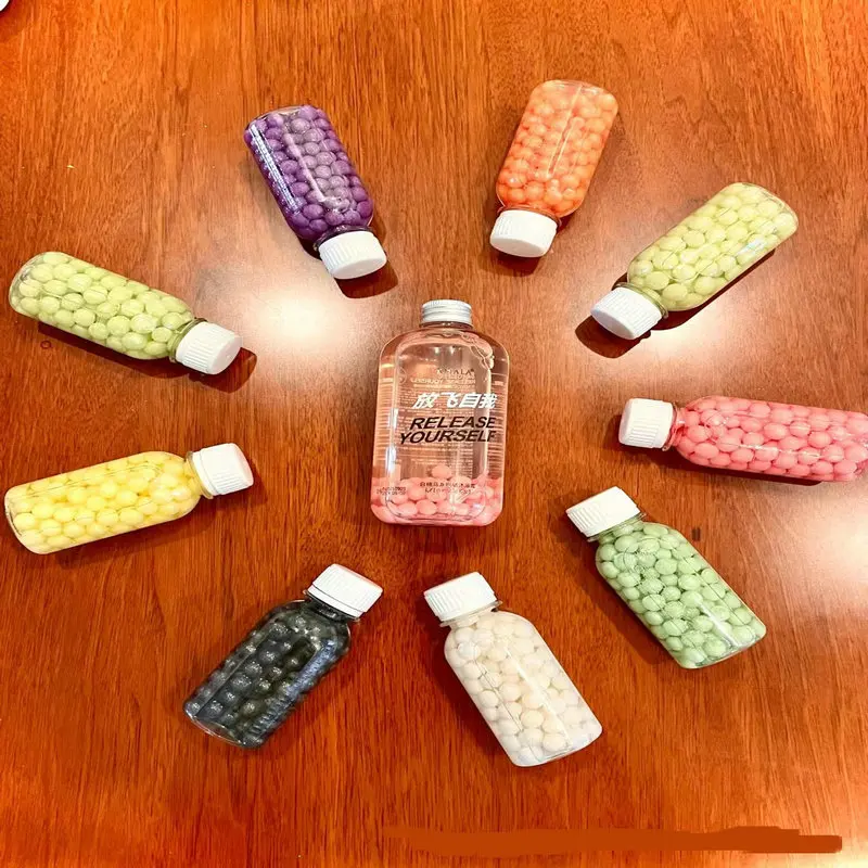 Жемчужины для ванны OEM, капсульные шарики для ванны для спа, милая мочевина, лаванда, оптовая продажа, упаковка для успокаивающего товара, цветная Икра для домашних животных