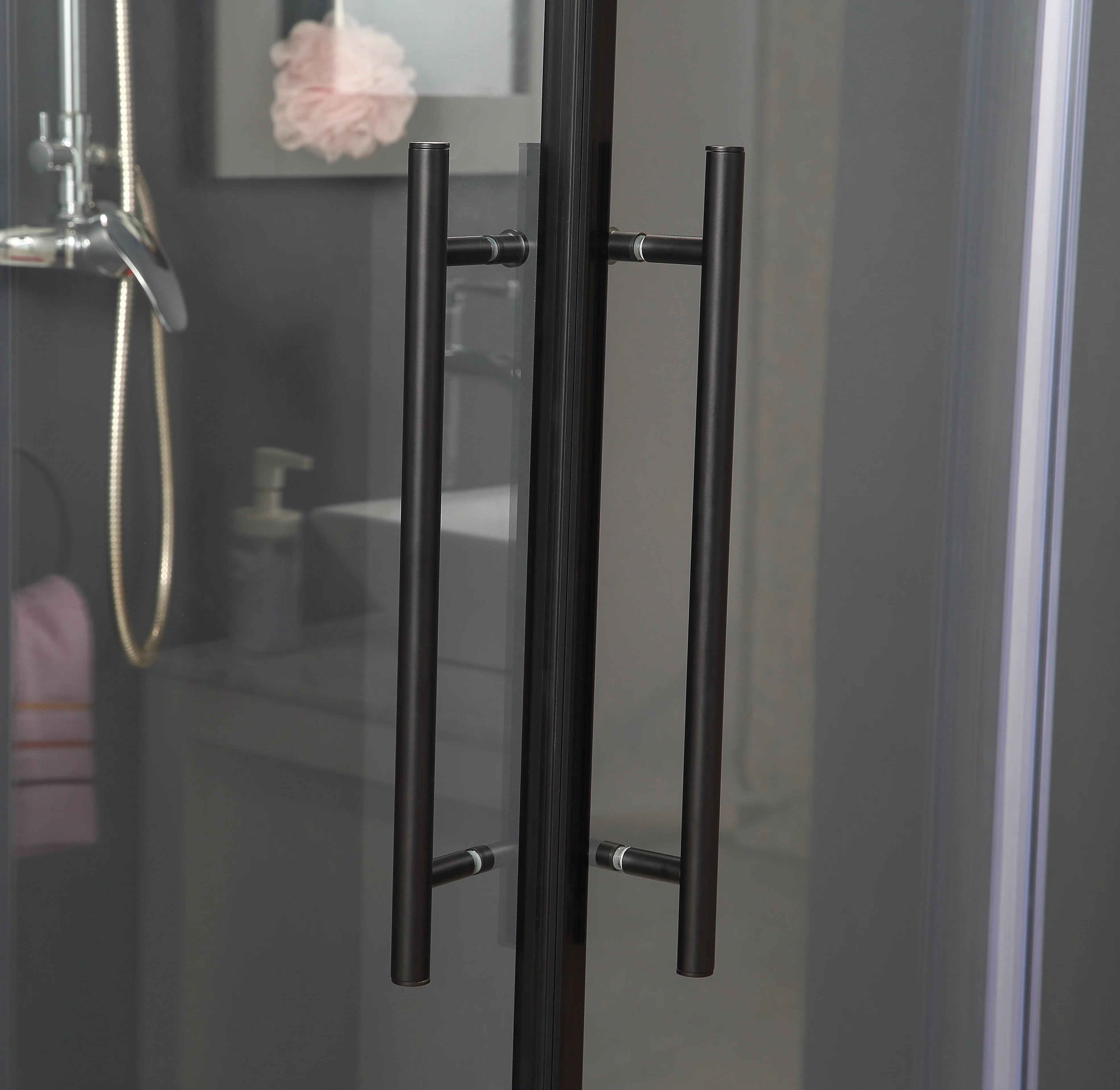 Easy Assembly easy cleaning frameless Shower Room