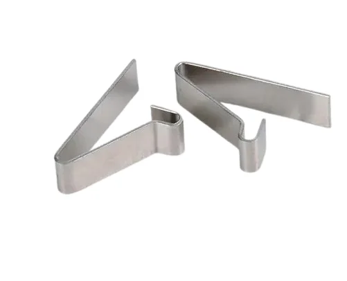 Заводская Подгоняемая никелированная v-образная палатка лопастная трубка и стержень маленькая пружинная защелка Пружинные зажимы