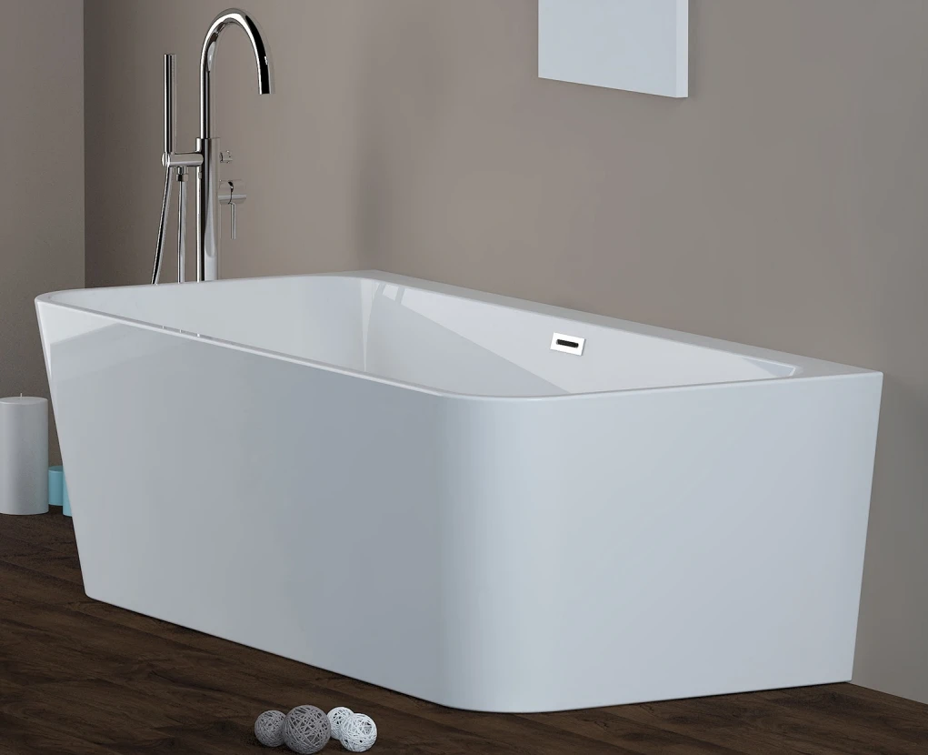 Vasca da bagno Badewanne Custom artificial stone polyurethane ceramic acrylic free standing bath tub faucet bathroom bathtub