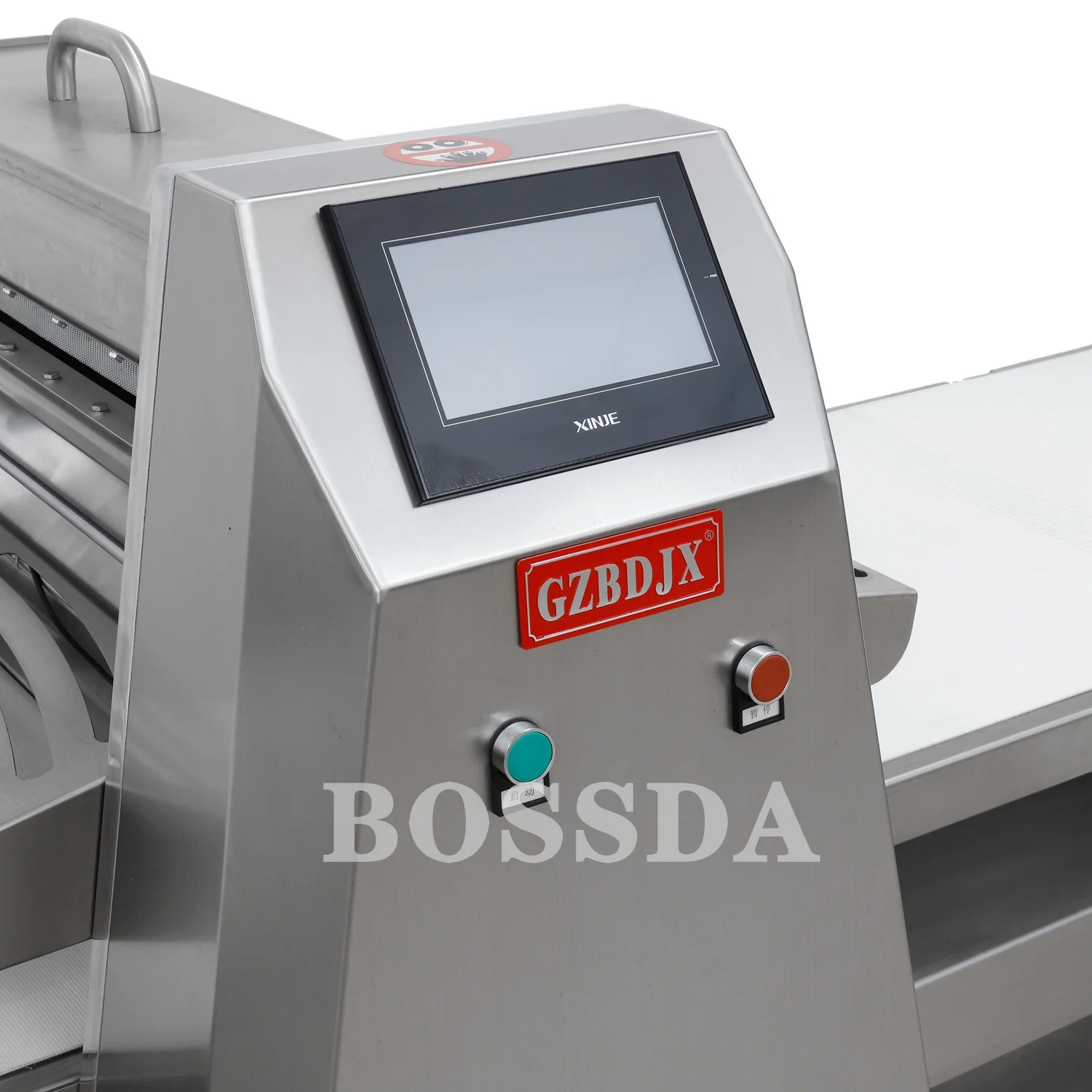 Bossda 650 Stainless Steel automatic Dough Sheeter machine for making croissant bread machine