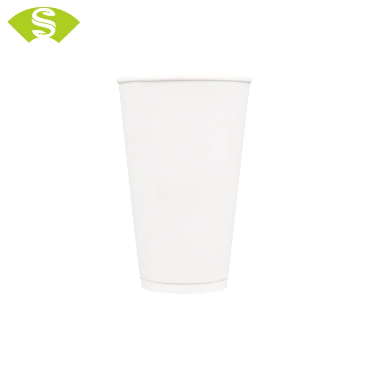 
custom logo printed disposable coffee paper cup fan for paper cups 