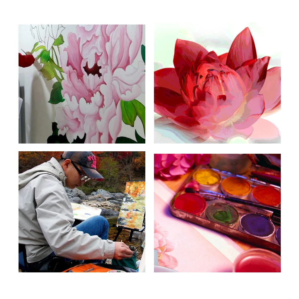 Non Toxic and Rich Pigments 300 ml Acrylic Paint for Beginners on Canvas Wood Fabric Ceramic Crafts