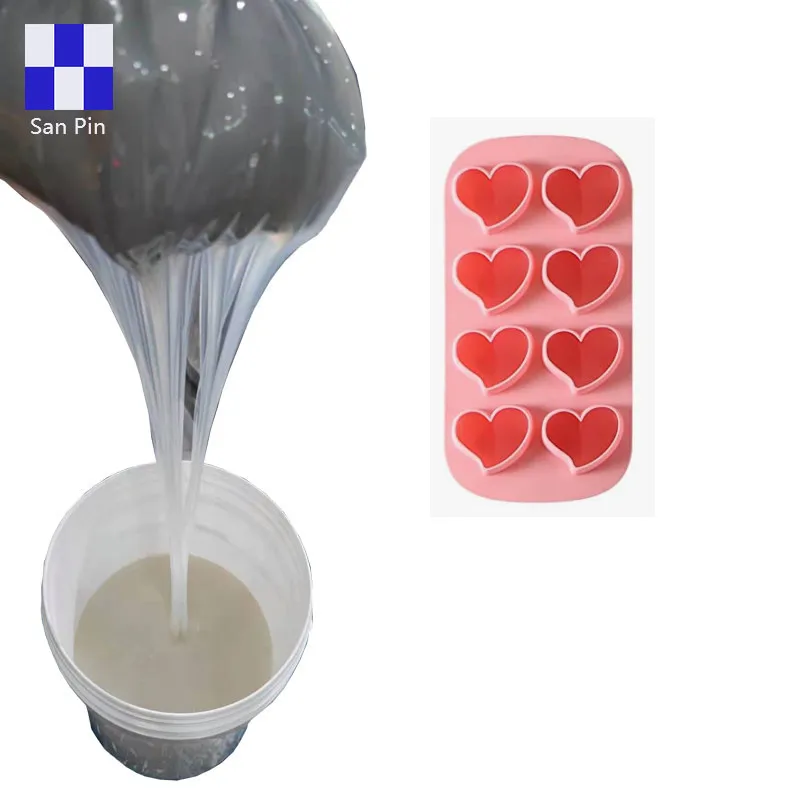 Жидкостная пищевой RTV-2 Жидкая силиконовая резина для льда украшения формы