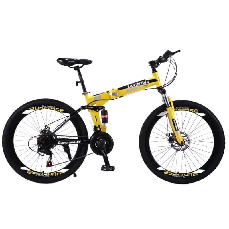 26inch 21 speed MTB Disc Brake Folding Mountain Bike easy foldable cycle for adults steel frame aluminum alloy wheel 24speed
