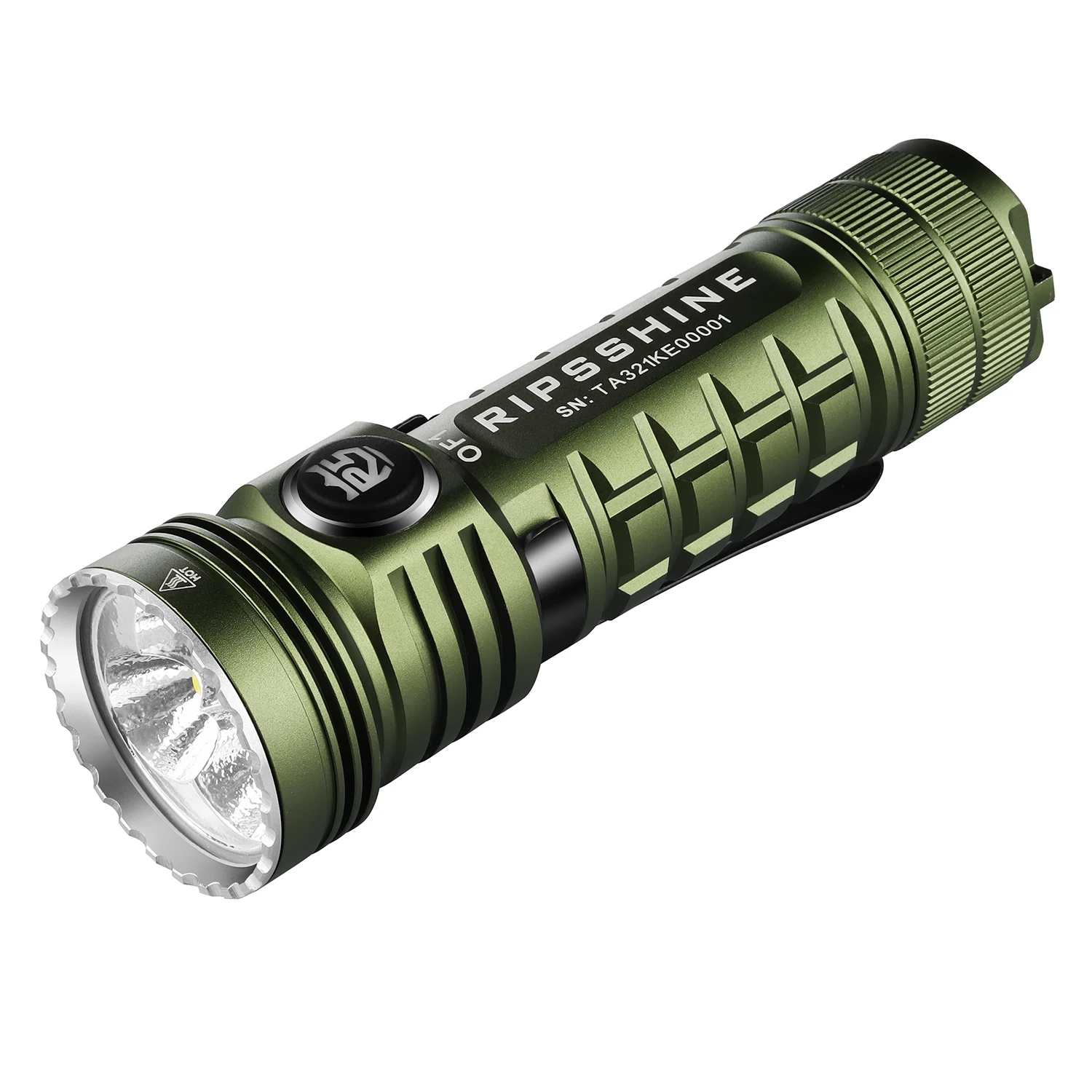Ripsshine Customized 10000 LM extremely bright flashlight Magnetic rechargeable Torch light