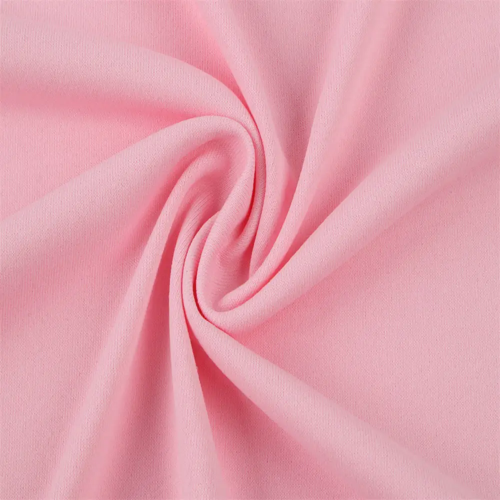 Factory wholesale Stocklot Knitted 180GSM 96%Polyester 4% Spandex Single Jersey T-shirt Fabric Material For Mens Tshirt Clothing