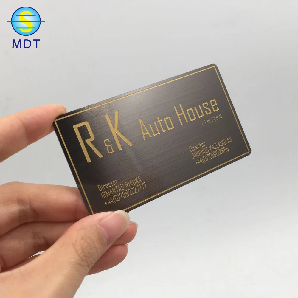 MDT SE13 stainless steel etach business cards