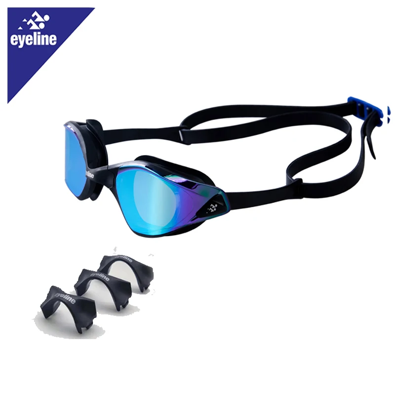 Anti Fog Blue Lens Racing Goggles Swimming Glasses Manufacturer Quick Adjut Adult Swim Goggles
