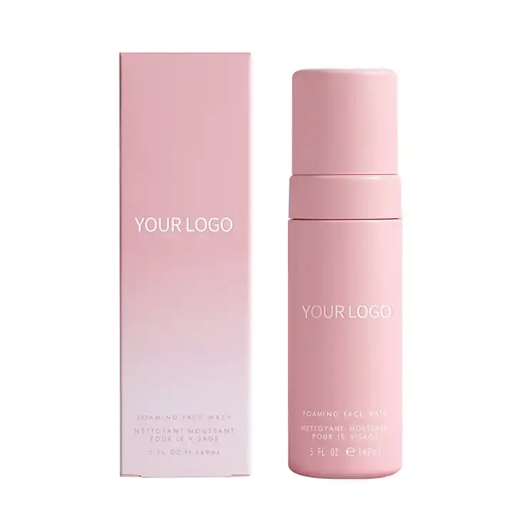 Private Label Natural Organic Coconut Glycerin Foaming Face Wash Vegan Nourish Bubble MOOYAM Amino Acid Acne Cleansing Mousse