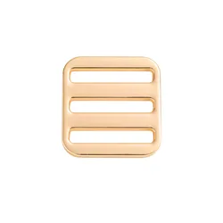Custom Logo 30mm Slide Buckles Bag Handbag Strap Hardware Metal Accessories Webbing Adjustment Tri Glide Buckle for Belt