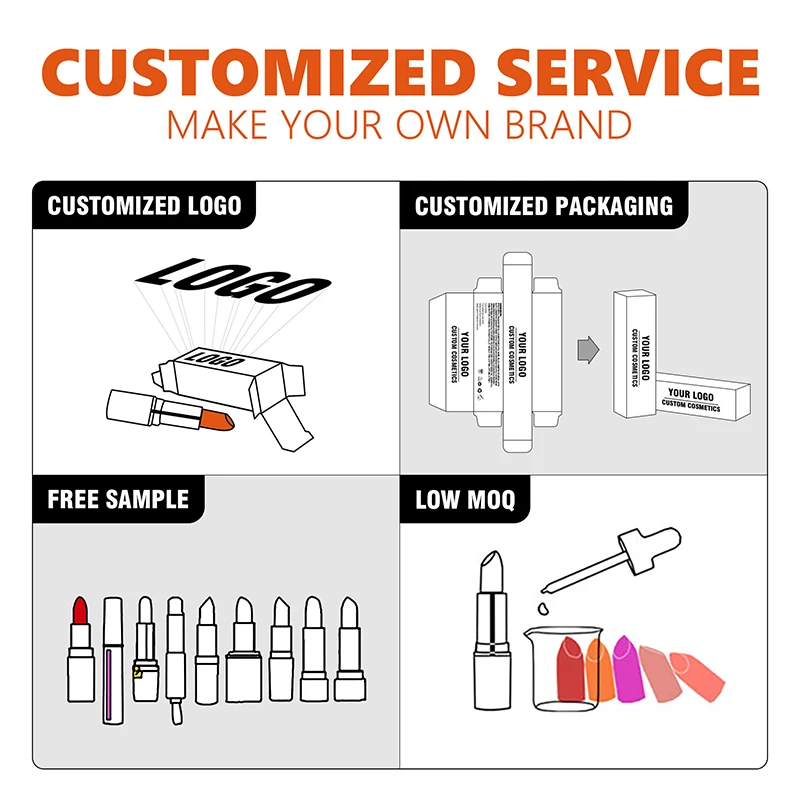 Customized Logo Natural Cruelty Free Makeup Skin Smoothing Hydrating Lip Balm Moisturizer Face Makeup Primer Moisturizing Stick