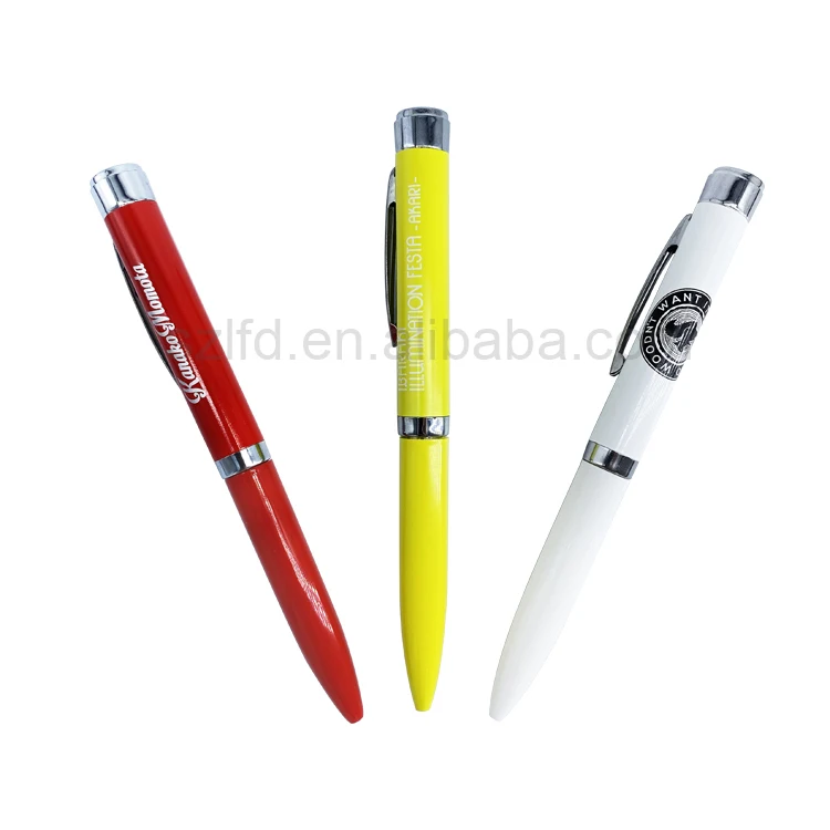 Promotional Wholesale Led Projector Pen with OEM logo Metal Projection Pen