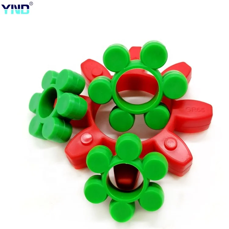 Flexible Abrasion-Resistant PU Shaft Jaw Coupling Spider Elements GR65