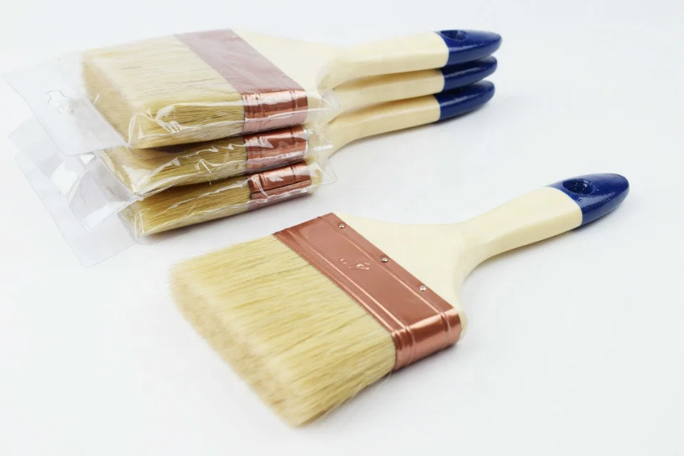 Hot selling Bristle Paint Brush Wooden Handle Factory Bristle Hair Brush