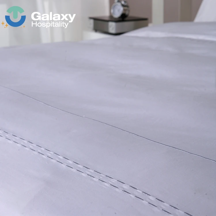 China Wholesale 100% Egyptian Cotton Hotel Bedding Set 400Tc White Hotel Linen Duvets And Bed Sheets