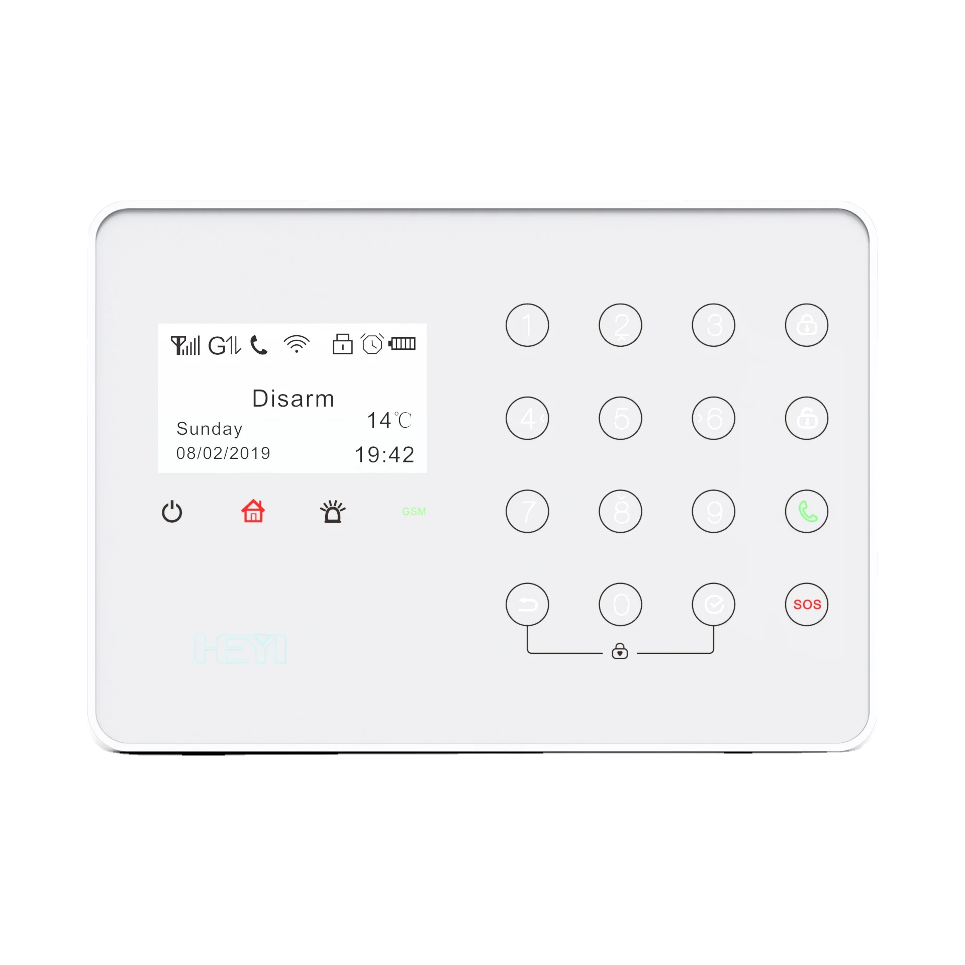HEYI HIGH QUALITY Security Guard Equipment Wireless Home Burglar Anti-theft manual home security gsm alarm system