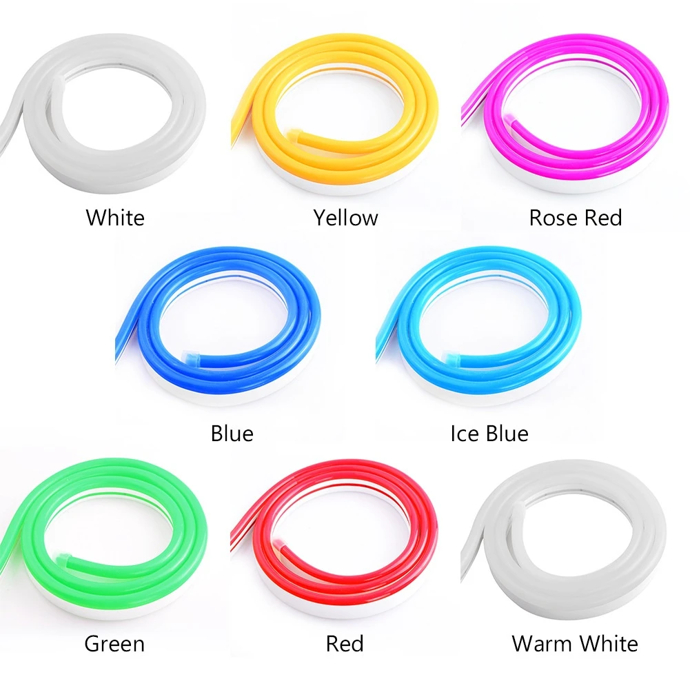 Silicone flexible neon light strip  advertising sign with lettering design outdoor rgb strip lights for decoration