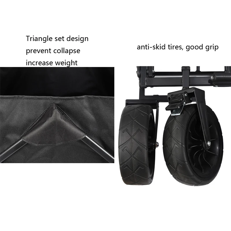 Адаптируемые под требования заказчика 8 дюймов складной нож складной Универсал 4 колеса тележки фуры