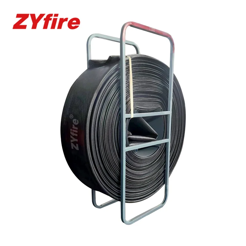 ZYfire  DN200 Through-the-weave NBR Irrigation Hose with High Acrylonitrile Content For Sludge Discharge Liquid Fertilizer