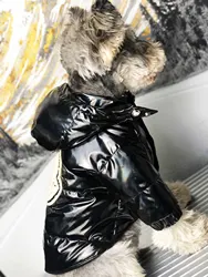 JXANRY Dog Popular Logo Down Coat Pets Winter Clothes Pets Down Jacket Teddy Coat Schnauzer with Fluffy and Thick Inner