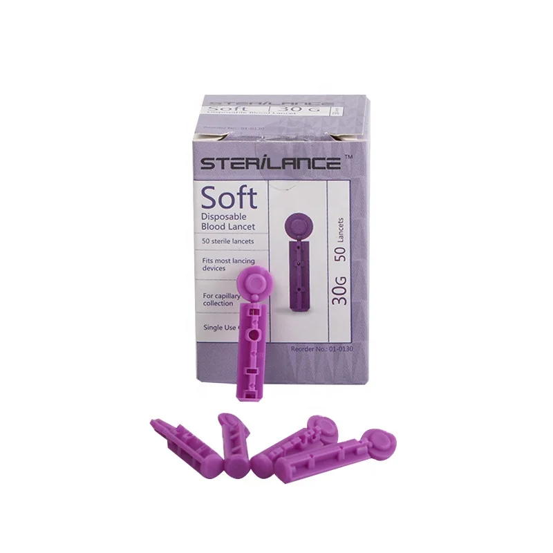 OEM Wholesale Portable Small Digital Blood Glucose Monitor Sugar Test System with 50 test Strip Paper and Needles Kit